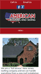 Mobile Screenshot of americanroofingandsiding.com